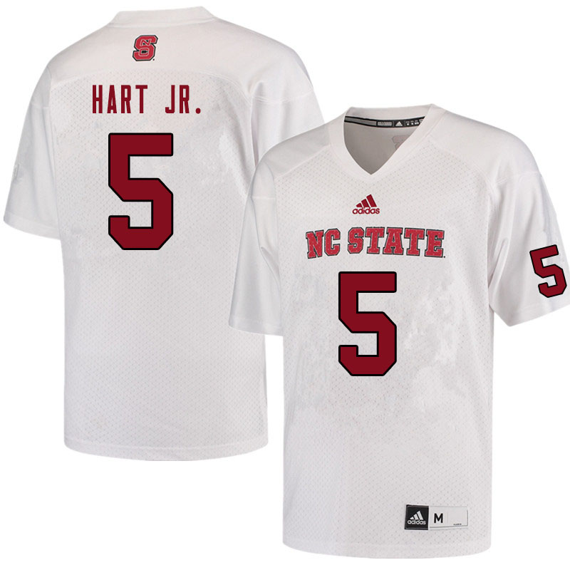 Men #5 Calvin Hart Jr. NC State Wolfpack College Football Jerseys Sale-White